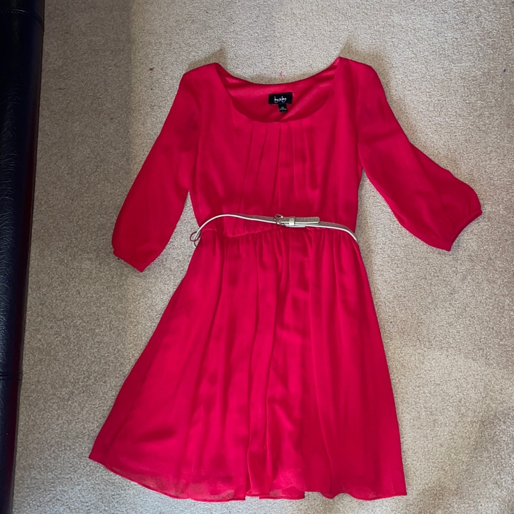 NWOT A-line dress with belt